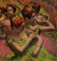 Degas, Edgar - Ballerinas Adjusting Their Dresses